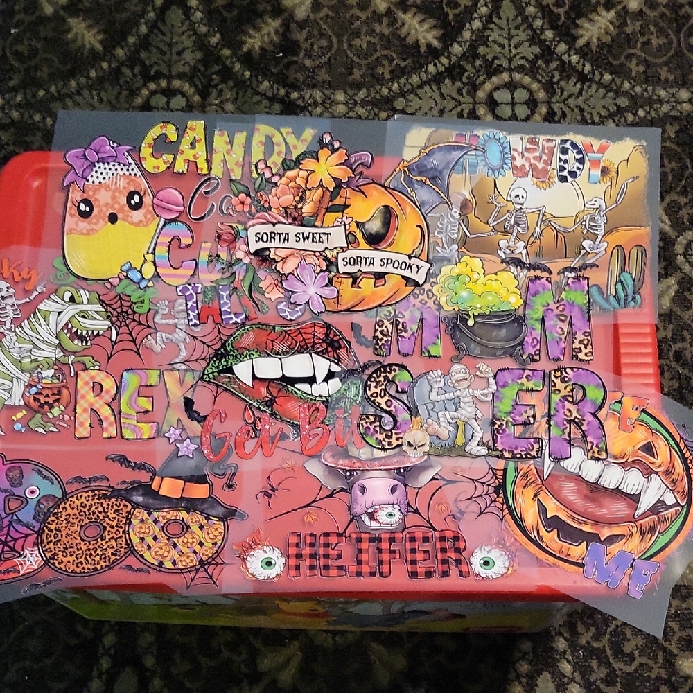 *Halloween iron ons